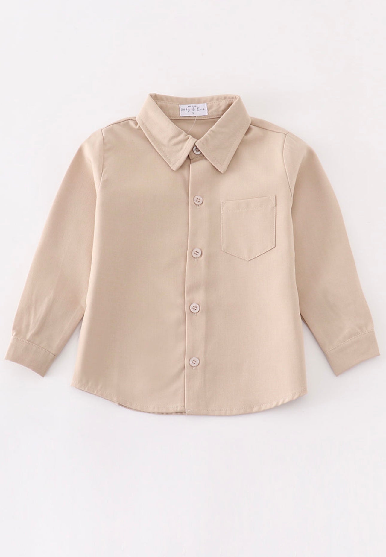 Neutral Button Down- Boy