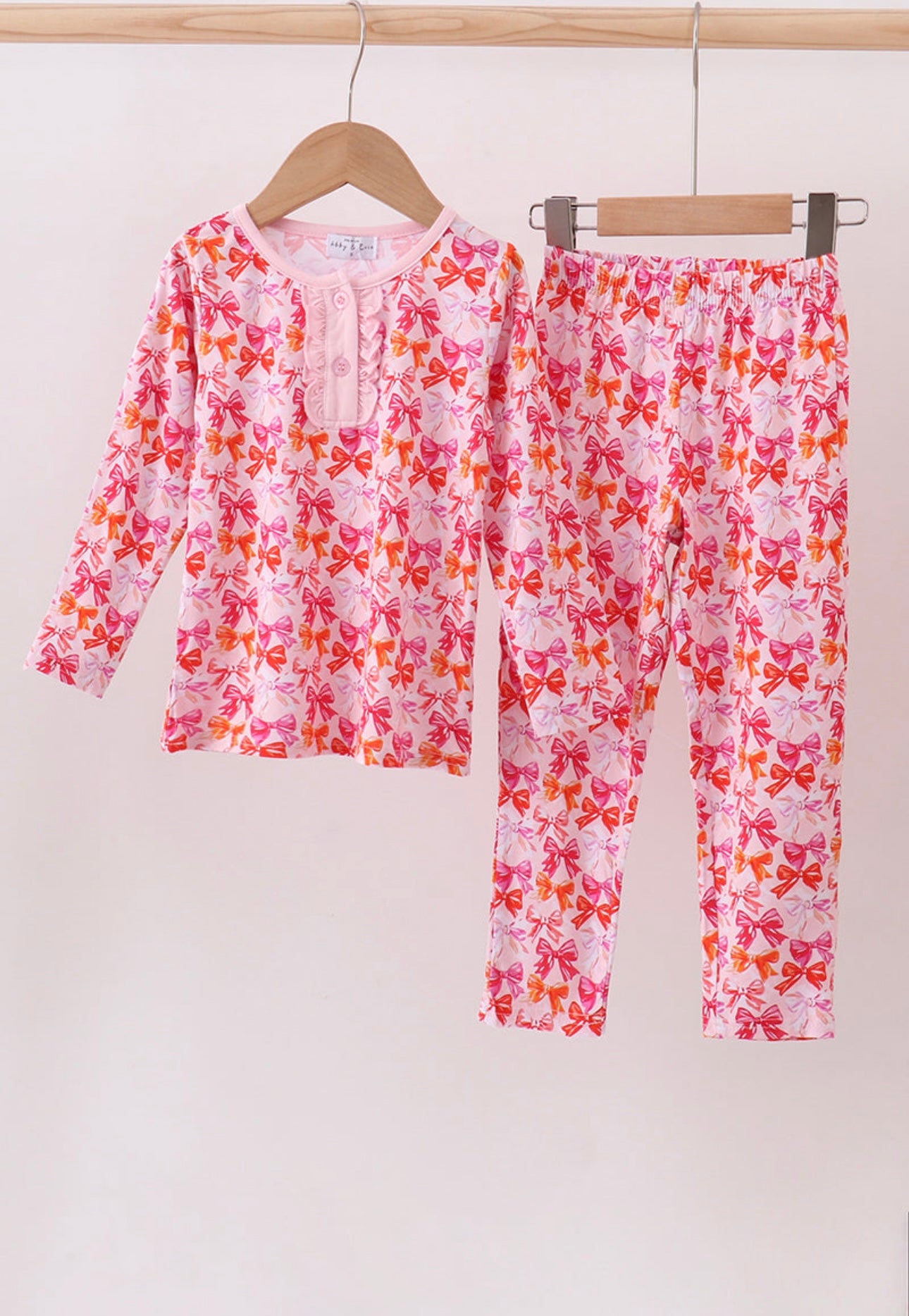 Bow Bamboo Pajamas-Girl