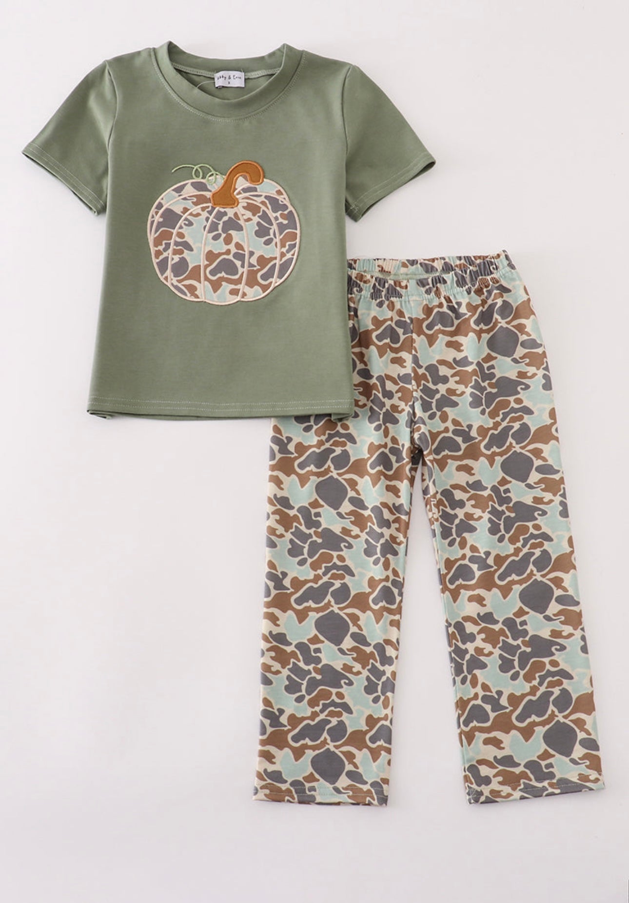Camo Pumpkin Set- Boy