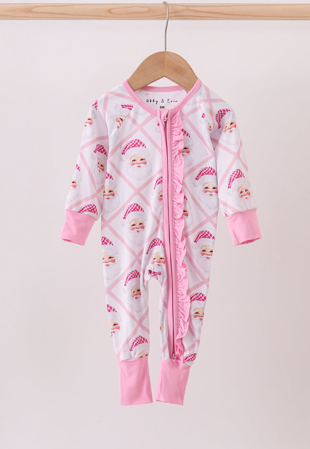 Santa Bamboo Ruffle Zipper