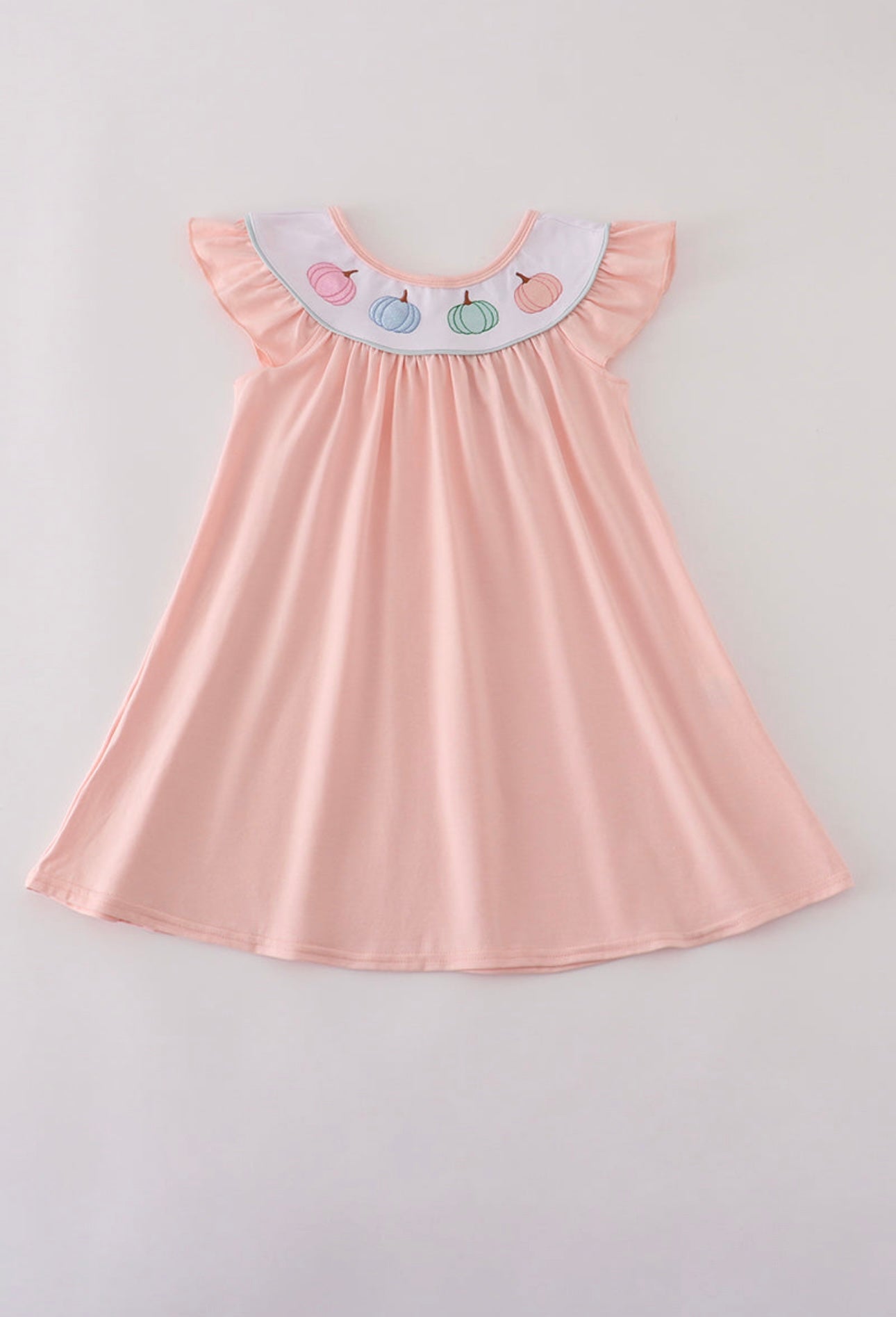 Smocked Pumpkin Dress-Girl