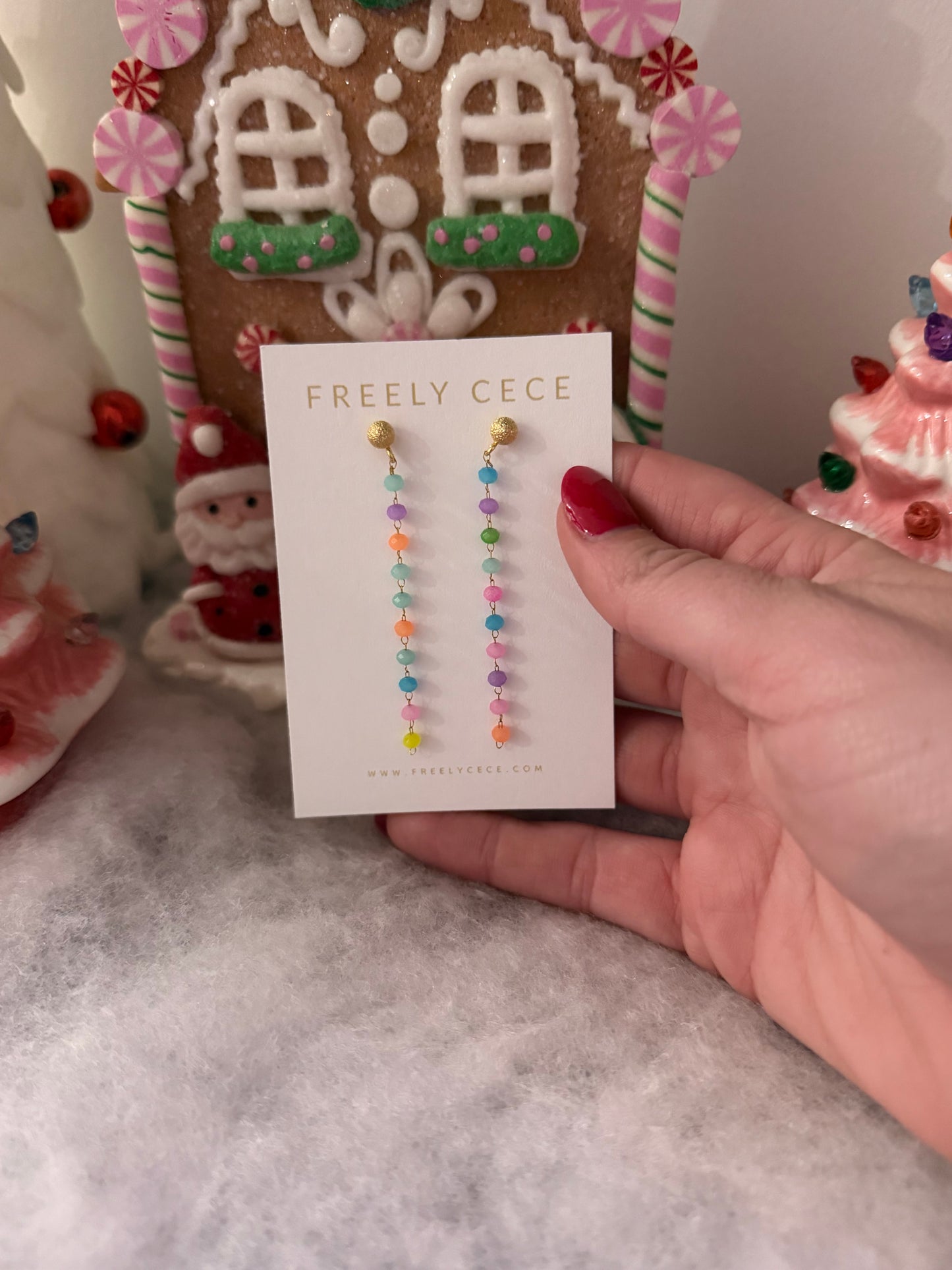 The Rainbow Drop Earrings