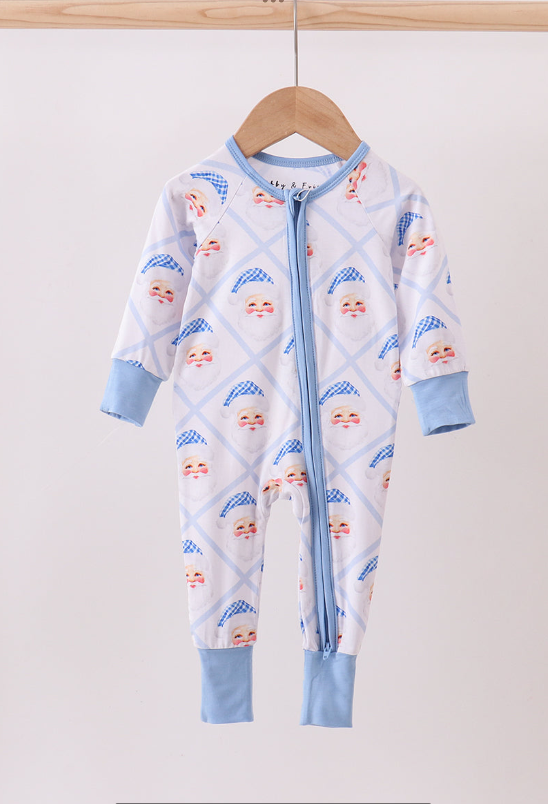 Santa Bamboo Zip Up