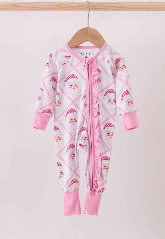 Santa Bamboo Ruffle Zipper