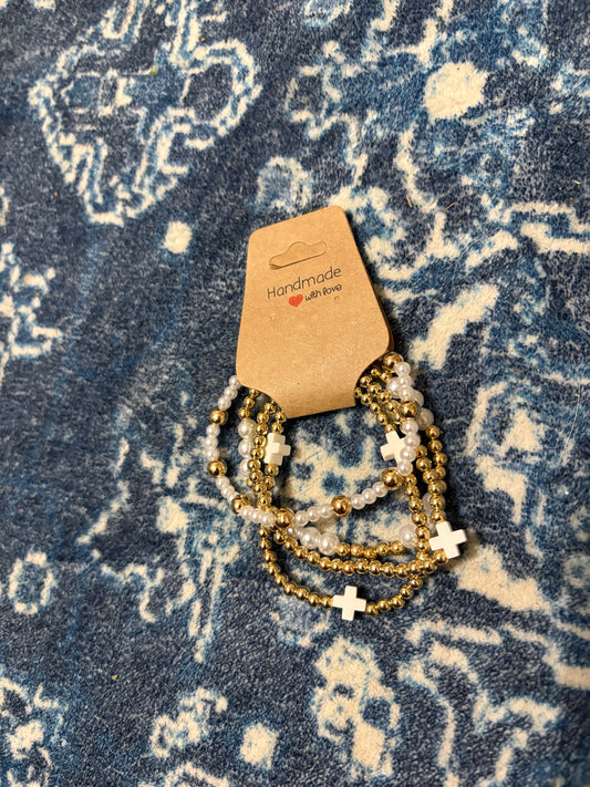 Cross Bracelet Set